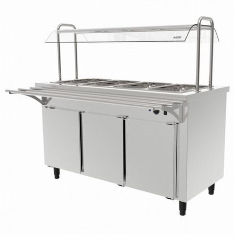 Balcão térmico para cozinha industrial da Cozisteel