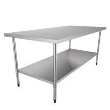 Mesa auxiliar em aço inox da Cozisteel